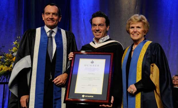 Joseph Boyden receives honorary degree from Humber