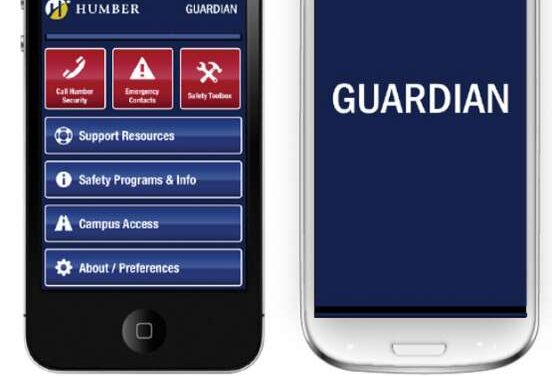 Humber Guardian app increasing campus security