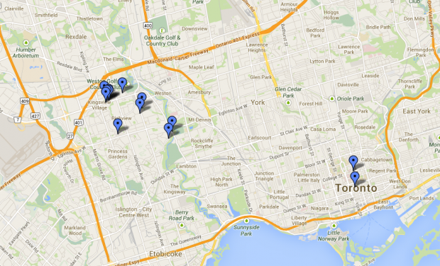 Tracking Mayor Ford: An interactive map