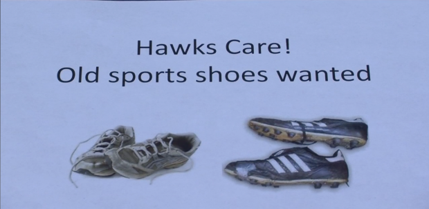 Humber Hawks kick off shoe drive