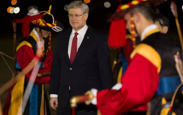 Harper signs free-trade agreement with South Korea