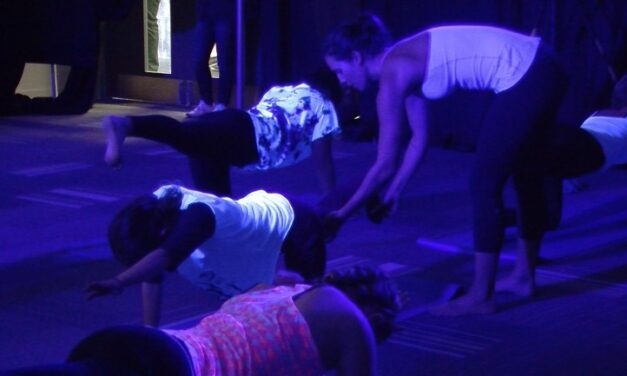 Glow in the dark yoga debuts at Humber College