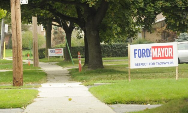 Municipal Election Signs Posted Across Toronto