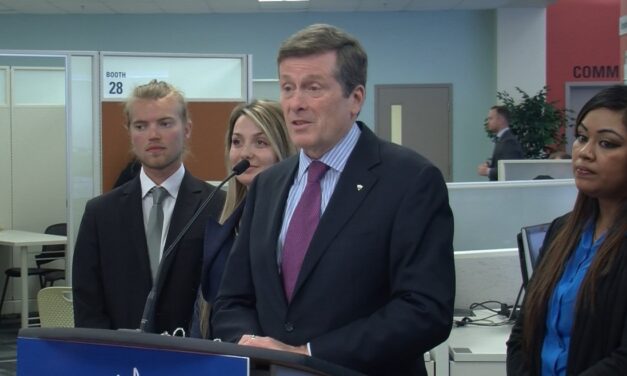 Toronto Mayor challenges youth unemployment