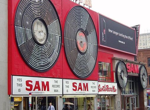 Sam the Record Man signs to spin again