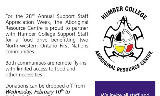 Food bank for First Nations launches at Humber