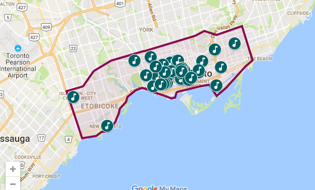 Mapping 50 places to see live music in Toronto