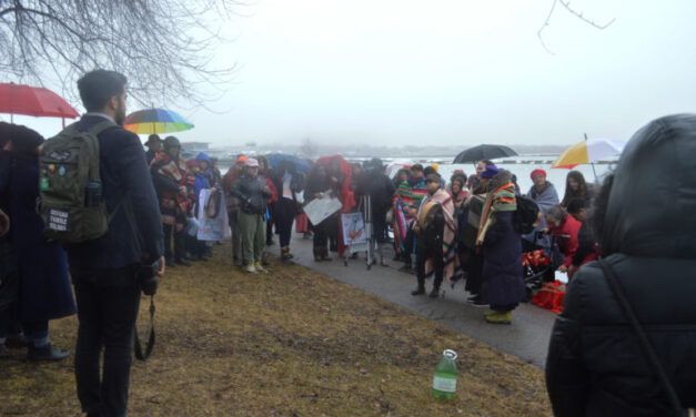 Toronto communities mourn acquittal of Raymond Cormier at Fort York and Lake Ontario
