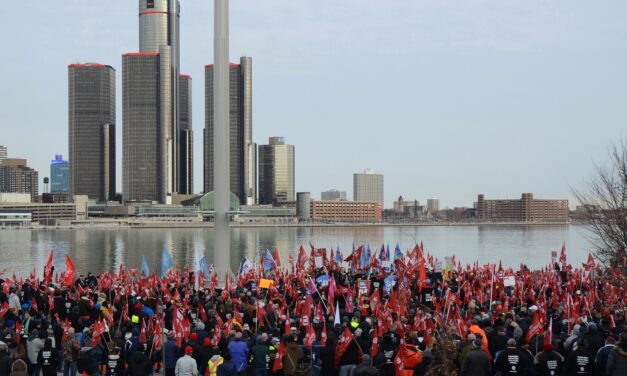 ‘Government silence is deafening’: distraught, angry workers send GM a message at Windsor rally 