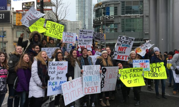 Hundreds of students protest OSAP funding changes at Queen’s Park
