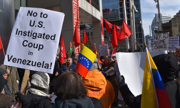 Demonstrators marched for ‘Venezuela and its people’ in Toronto
