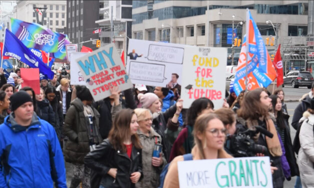 Ontario-wide march held in Toronto against OSAP cuts