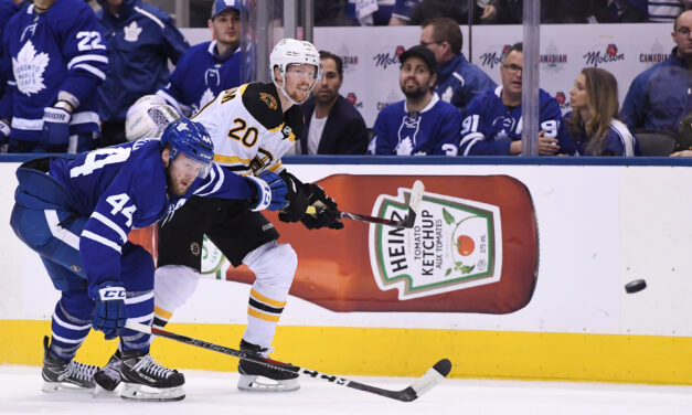 The Leafs are once again in a tight battle against the Boston Bruins