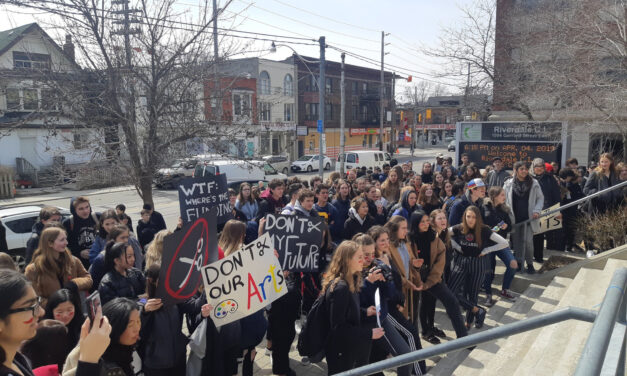 Ontario high school students walk out to protest Ford government’s education cuts