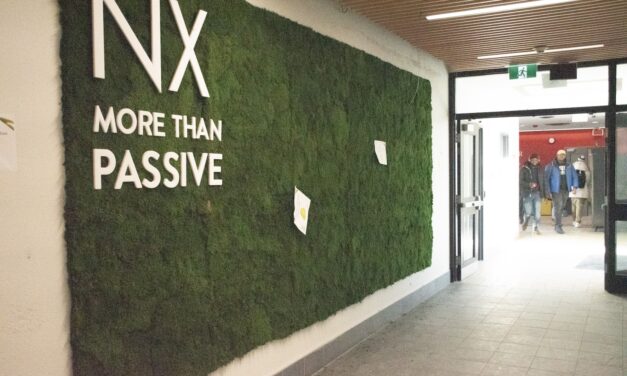New green wall a breath of fresh air in NX building