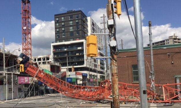 Toronto’s second crane fall incident in three weeks