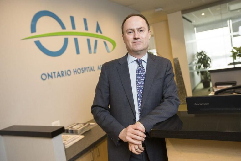 President and CEO of the Ontario Hospital Association Anthony Dale