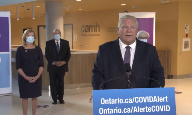 Premier Ford doesn’t want to shut down businesses as the number of cases spike
