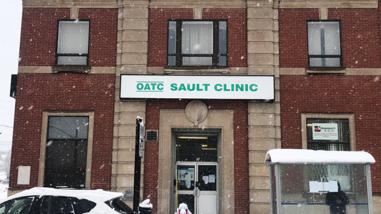 Ontario Addiction Treatment Centre located on Queen St. in Sault Ste. Marie. The facility treats those with opioid addictions by offering harm reduction therapy.