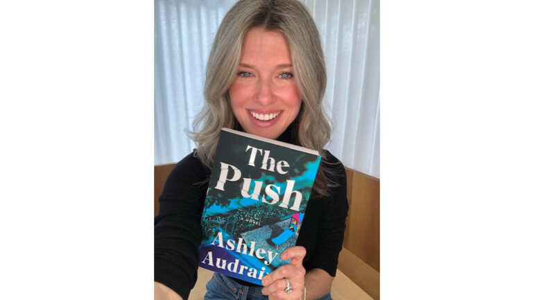 Toronto author Ashley Audrain with her debut novel "The Push".