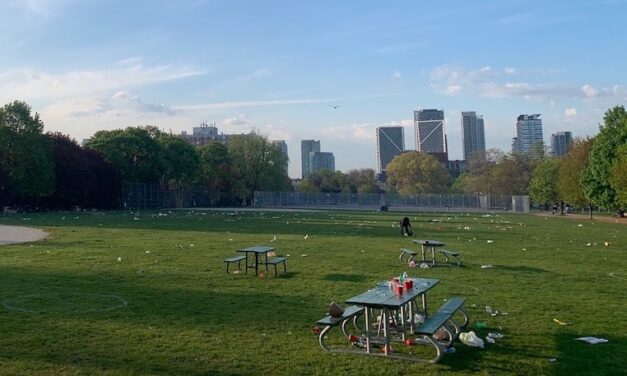 Toronto residents disappointed by state 
of their parks after long weekend
