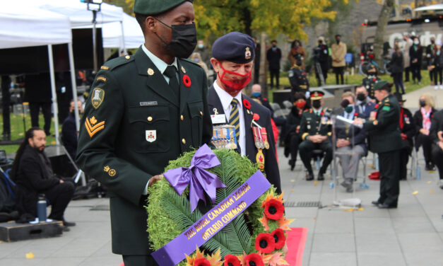Toronto pauses for Remembrance Day
