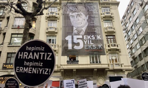 Supporters of Turkish-Armenian journalist Hrant Dink mark 15 years since his killing