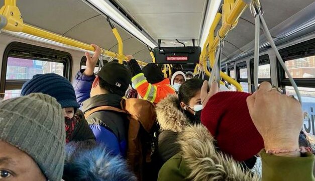 Riding the TTC is a risk for people 
who cannot work from home