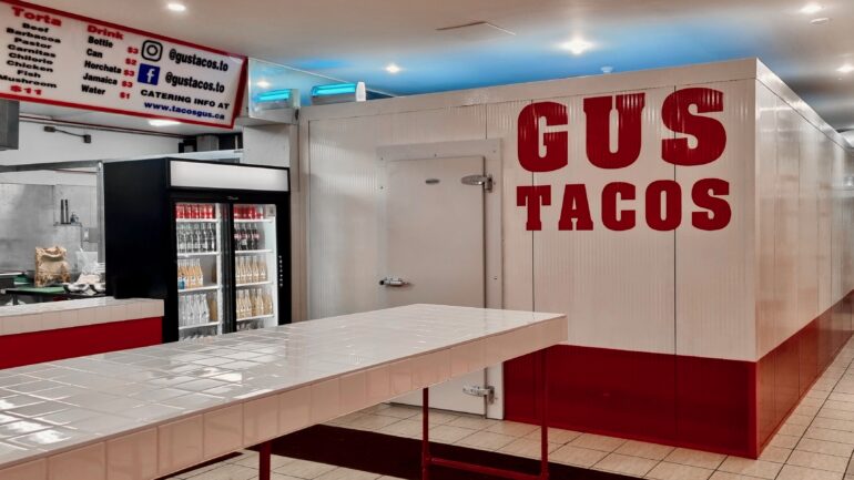 The new Gus Tacos location on Dupont Street will also offer a big patio for customers during the summer.