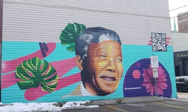 Black artists share their stories 
in street art for Black History Month