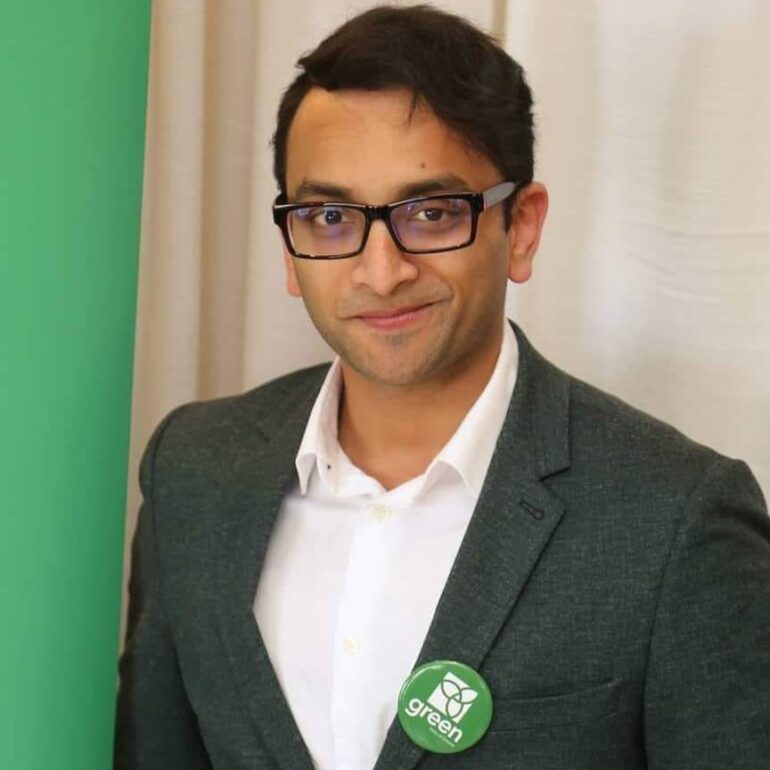 Abhijeet Manay, Green Party of Ontario candidate for Beaches-East York