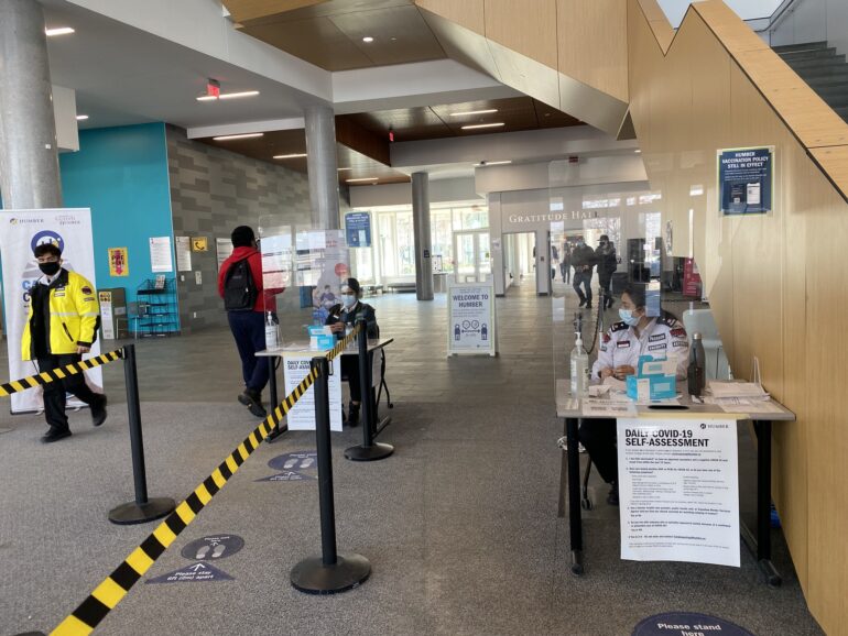 Humber College North entrance