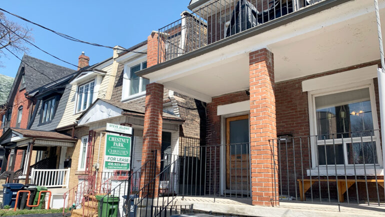 A unit for lease in Ossington Avenue in Toronto's west end. Renters can expect more units on the market but prices will go up as demand may outstrip supply.