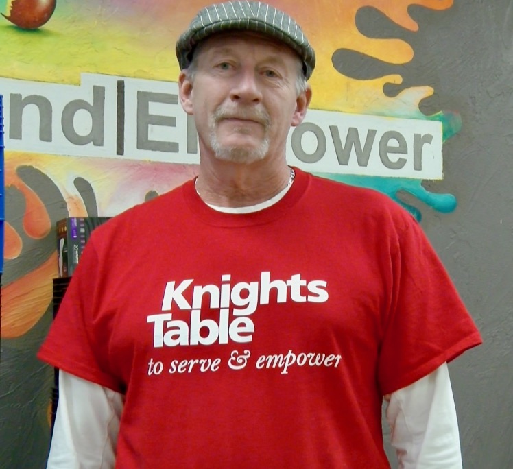 Knights Table volunteer Bruce Hubbert delivers about 1,500 meals two days a week.