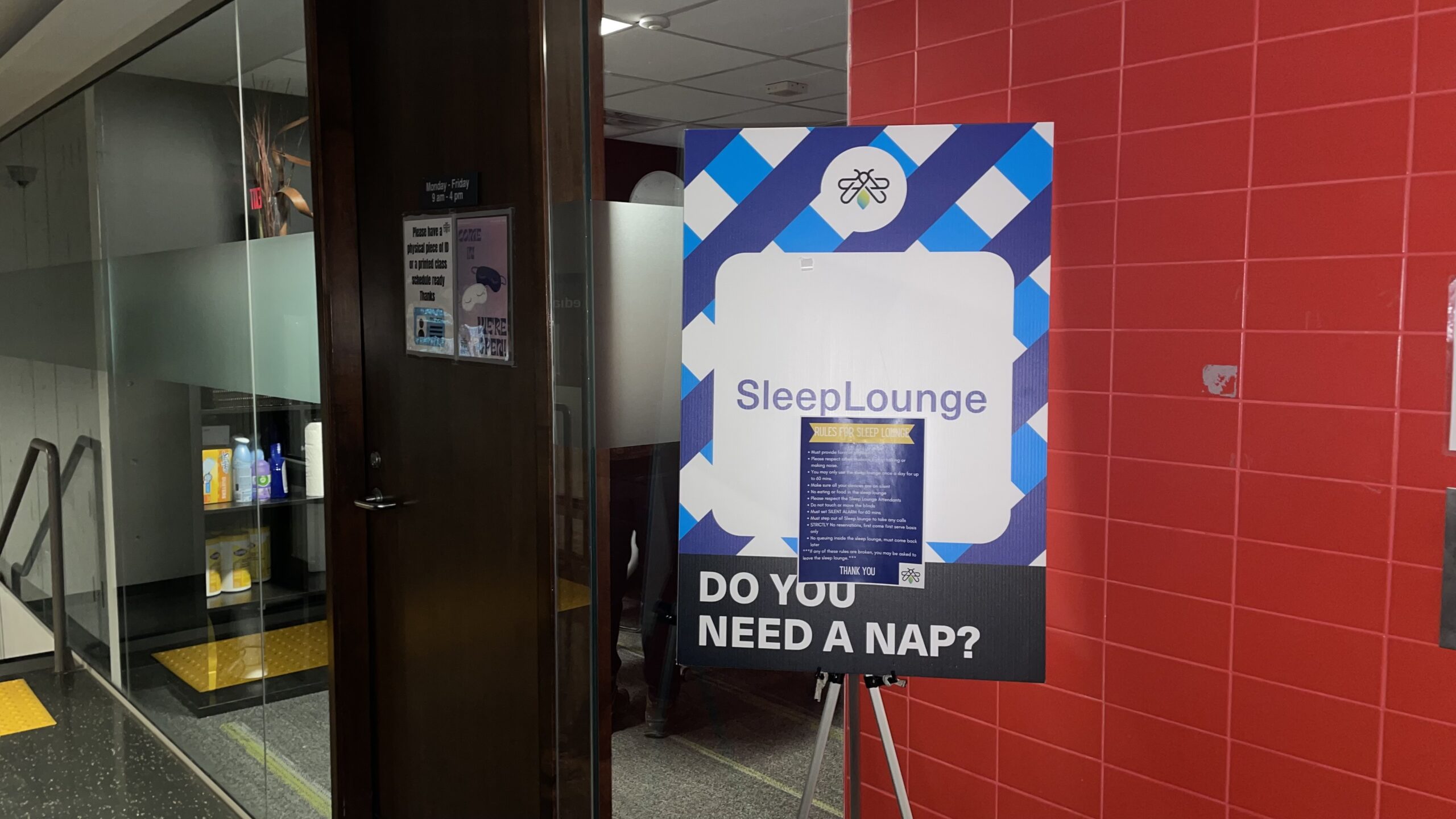 Humber's student sleep lounge reopens after being closed due to COVID