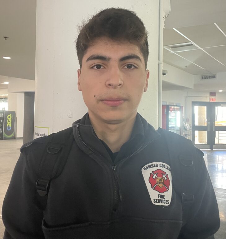 Sebastian Estrada, final-year Pre-service Fire Fighting student, says that daily parking is expensive as he is on-campus five times a week.