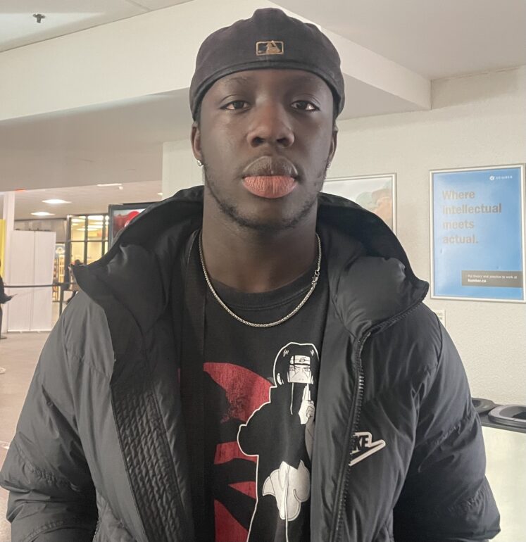 Kwamena Ealsie, first-year Sports Management student, told Humber News family is not limited to your blood related relatives, rather people who you can trust.