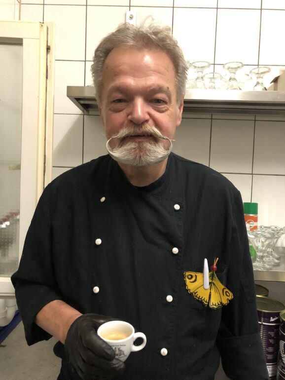 Günther Ortwig, head chef of a German restaurant.