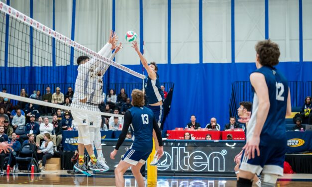 Humber men’s volleyball team wins its first game of CCAA championship