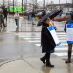 Humber faculty’s counter-presence outnumbers anti-abortion trio on campus