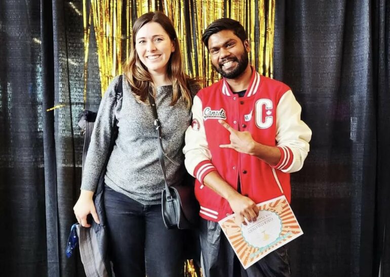 Nachiket Gadpayale, an advertising and graphic design student at Humber College, won the second award in the dance category calling a competition "tough".