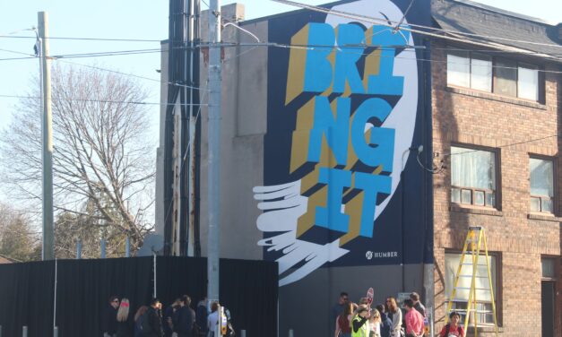 Humber unveils Bring It campaign’s mural by local Toronto artist