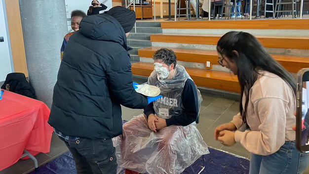 Humber fundraiser lets students throw a pie in a professor’s face