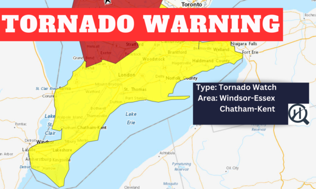 Tornado watch issued for southwestern Ontario