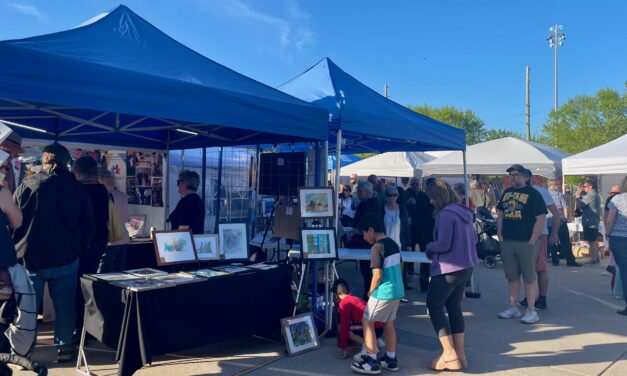 Newmarket residents have a spring in their steps during inaugural Night Market
