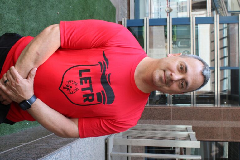 Richard Warman, a Toronto Police officer and participant in the Law Enforcement Torch Run spoke to Humber News, and told that it was a fun time for him to participate in the march.