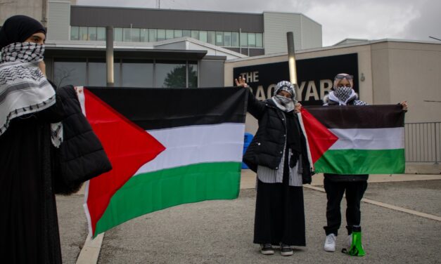 Voices for Justice holds rally for Palestinian freedom at Humber North