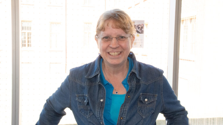 Mary Goral, a Library Technician at Humber Libraries.
