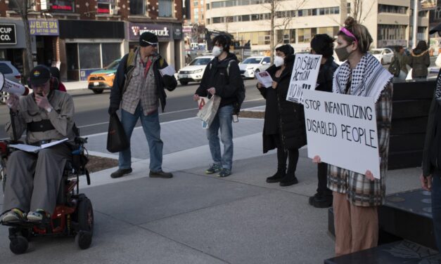 Toronto disability rights activists hold vigil for Disability Day of Mourning