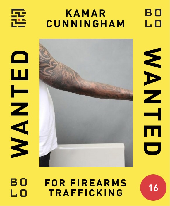 Bolo Image of the full-sleeve tattoo on Kumar Cunningham's right arm.